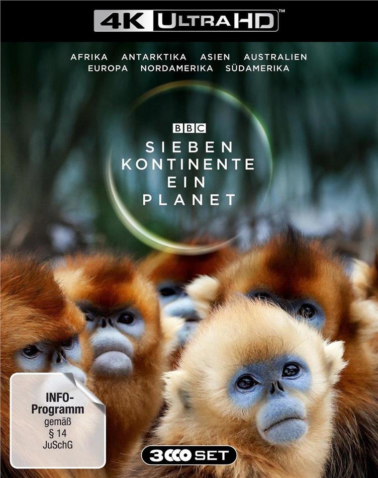 Sieben Kontinente - Ein Planet BBC Earth, 3 4K Ultra HDs