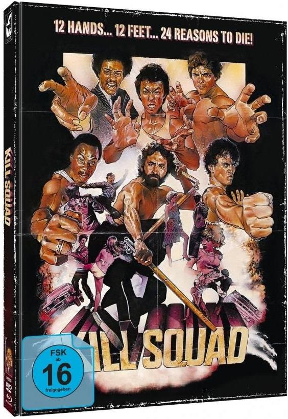 Kill Squad (1982) Cover B, Limited Edition, Mediabook, Blu-ray + DVD