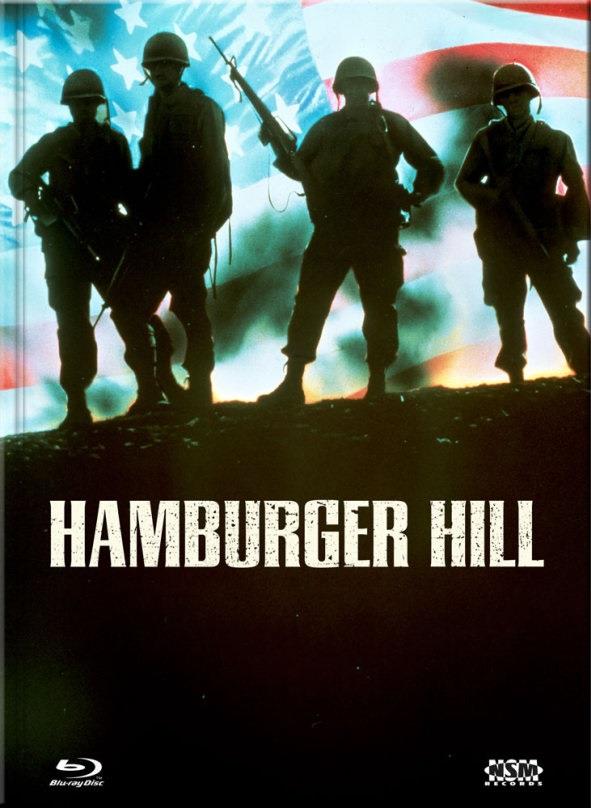 Hamburger Hill (1987) Cover C, Limited Collector's Edition, Mediabook, Uncut, Blu-ray + DVD