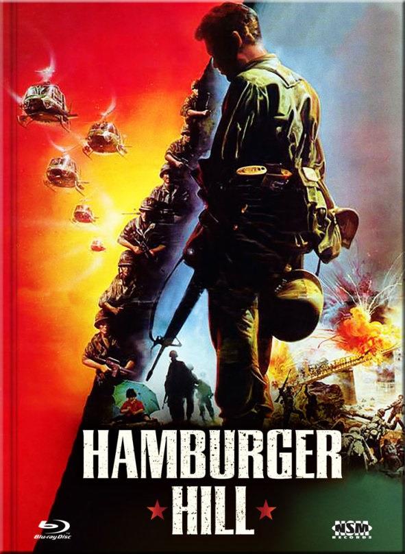 Hamburger Hill (1987) Cover D, Limited Collector's Edition, Mediabook, Uncut, Blu-ray + DVD