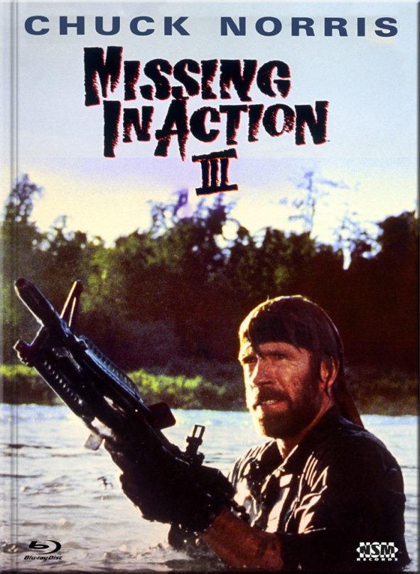 Missing in Action 3 (1988) Cover B, Limited Collector's Edition, Mediabook, Blu-ray + DVD