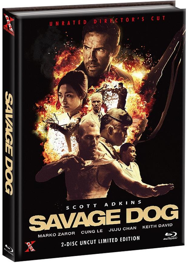 Savage Dog (2017) Cover A, Unrated Director's Cut, Limited Edition, Mediabook, Uncut, Blu-ray + DVD