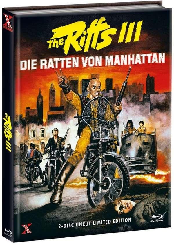 The Riffs 3 - Die Ratten von Manhattan (1984) Cover A, Limited Edition, Mediabook, Uncut, Blu-ray + DVD