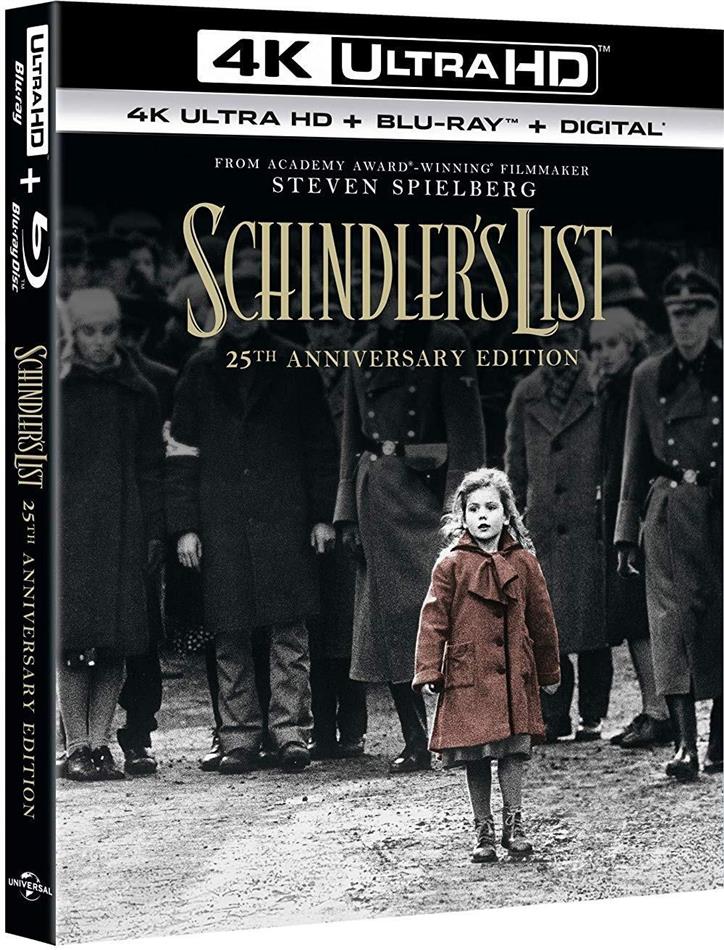 Schindler's List (1993) 25th Anniversary Special Edition, 4K Ultra HD + Blu-ray