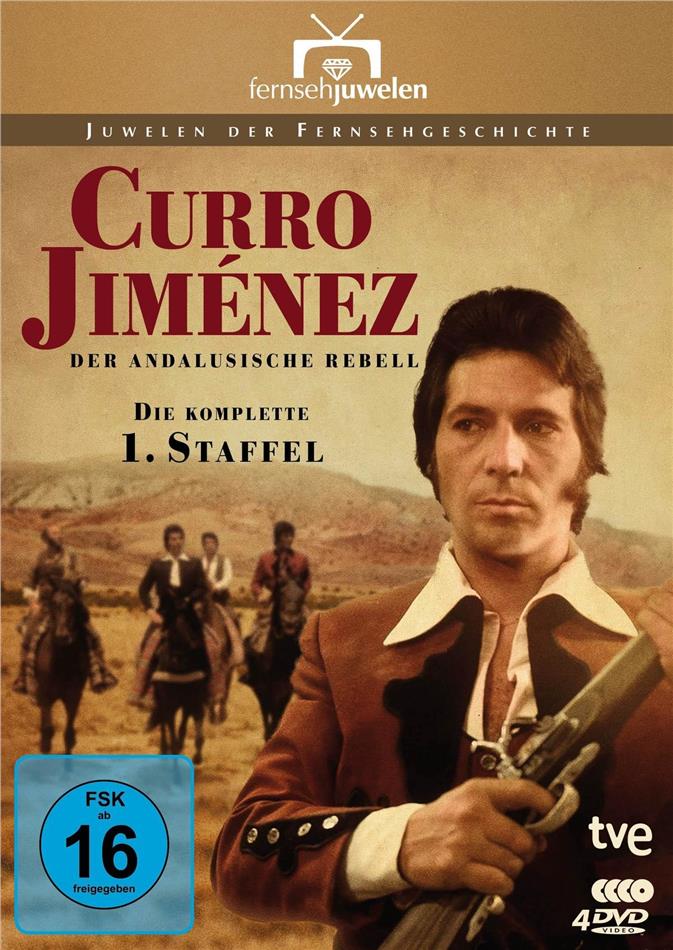 Curro Jiménez: Der andalusische Rebell - Staffel 1 Fernsehjuwelen, 4 DVDs