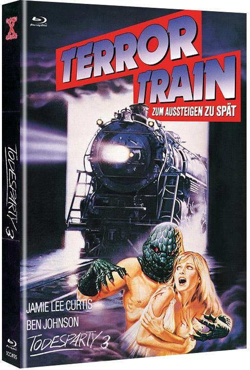 Todesparty 3 - Terror Train zum Aussteigen zu spät (1980) Cover B, Limited Edition, Mediabook, Uncut, Blu-ray + DVD