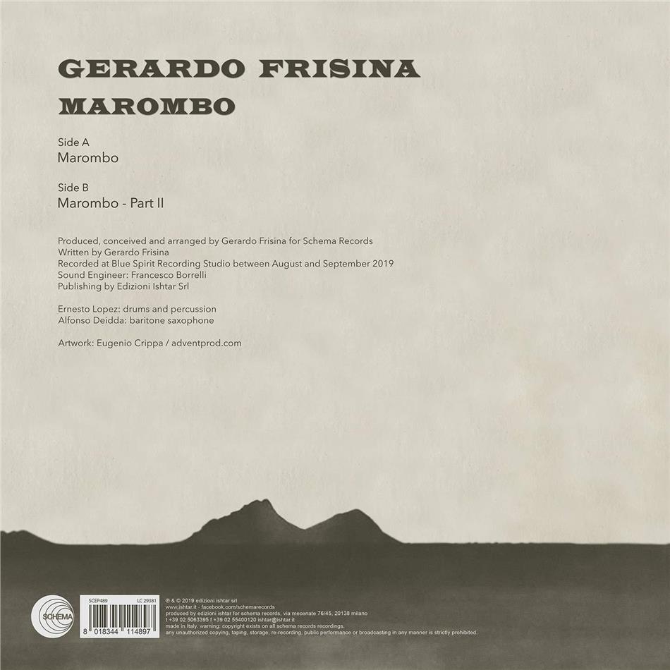 Gerardo Frisina - Marombo 12" Maxi
