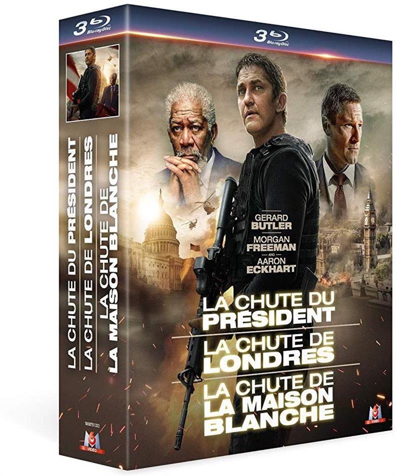 La chute du président / La chute de Londres / La chute de la Maison Blanche 3 Blu-rays