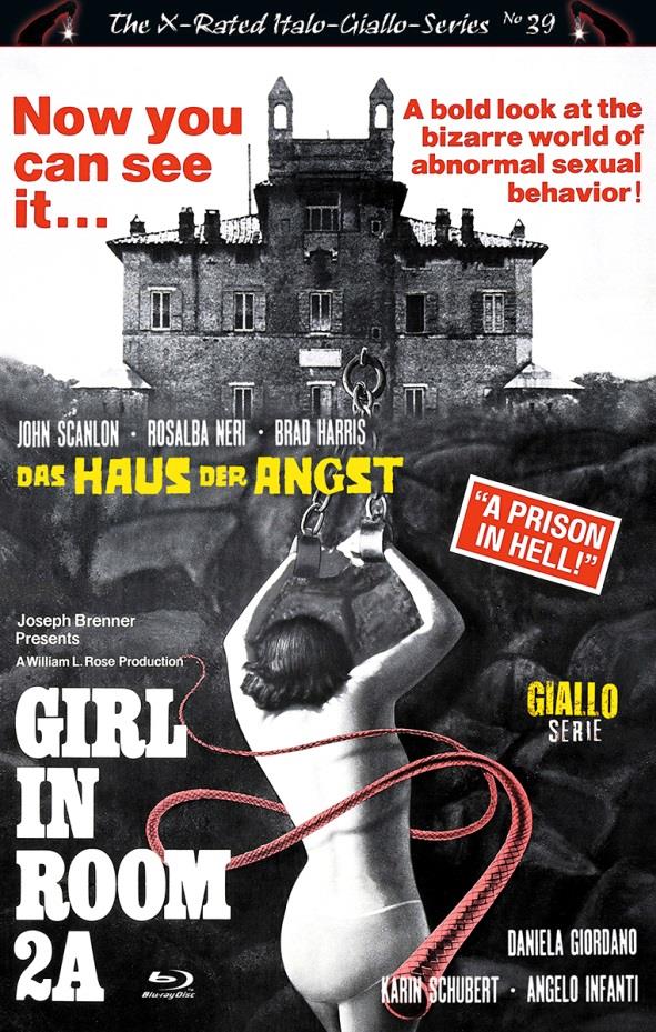 Girl in Room 2A - Das Haus der Angst (1974) Grosse Hartbox, Cover C, The X-Rated Italo-Giallo-Series, Giallo Serie, Limited Edition