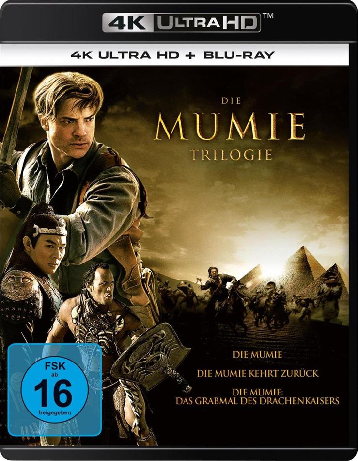 Die Mumie - Trilogie Neuauflage, 3 4K Ultra HDs + 3 Blu-rays