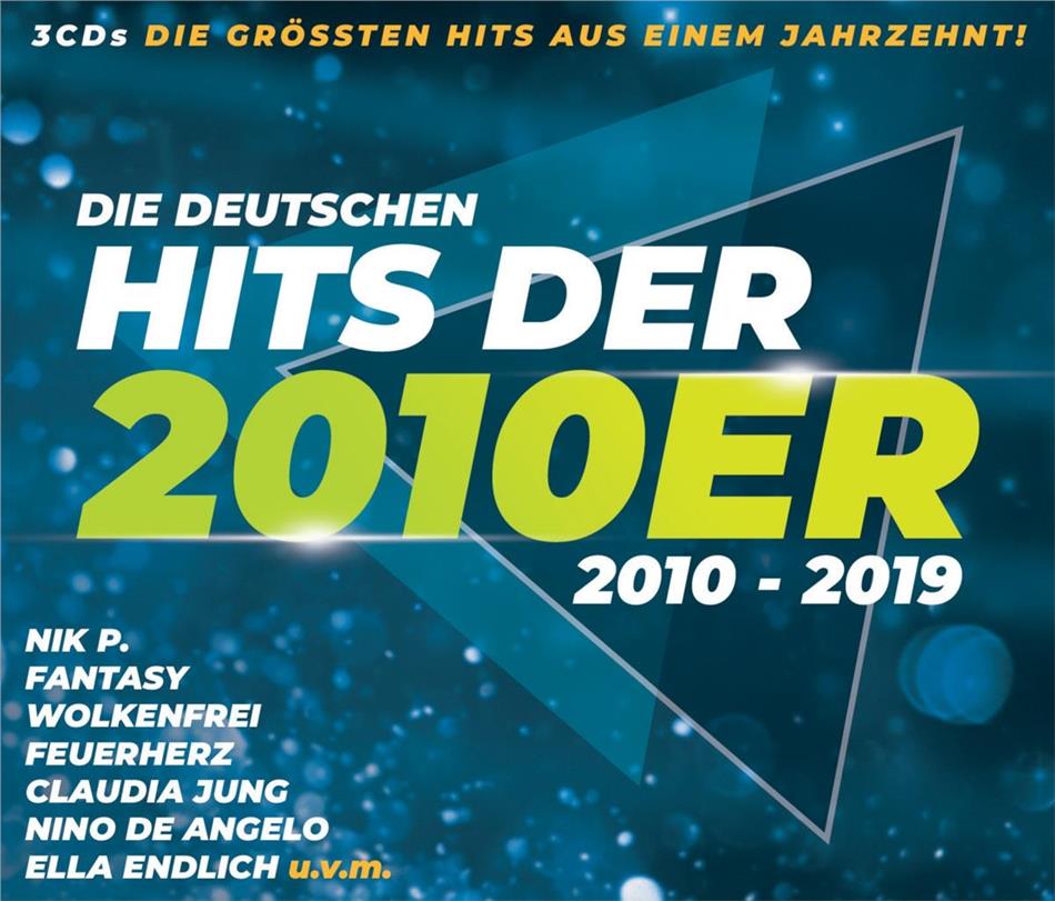 Die Deutschen Hits Der 2010er 3 CDs