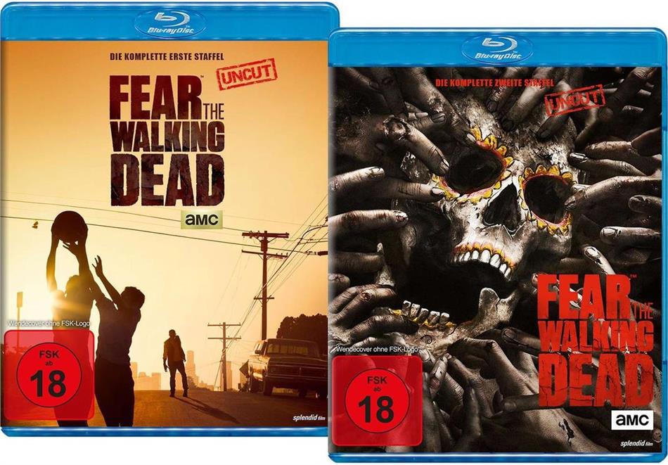 Fear the Walking Dead - Staffel 1+ 2 Uncut, 6 Blu-rays