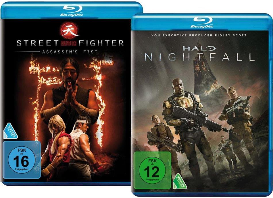 Halo: Nightfall / Street Fighter: Assassin's Fist 2 Blu-rays