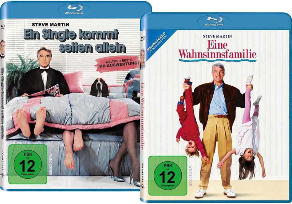 Eine Wahnsinnsfamilie / Ein Single kommt selten allein Bundle, Limited Edition, 2 Blu-rays