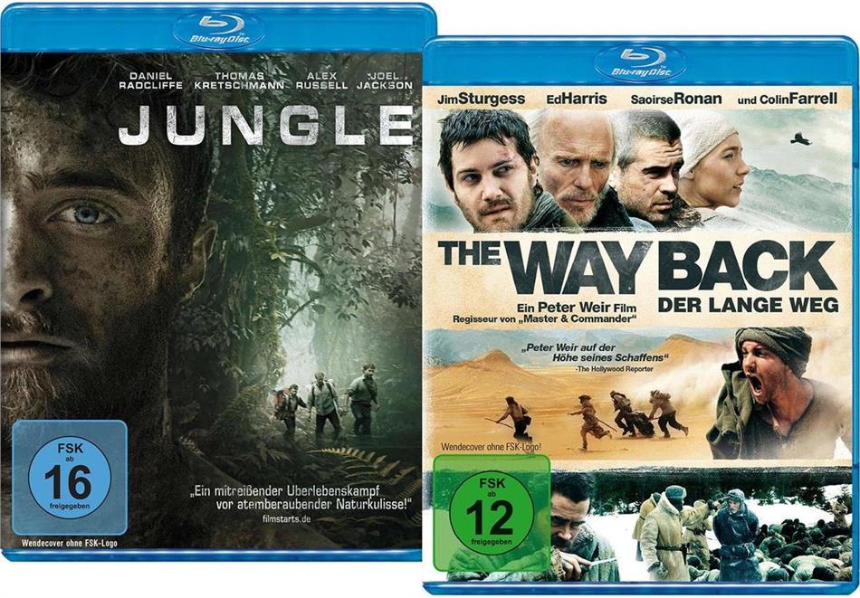 Jungle (2017) / The Way Back (2010) Limited Edition, 2 Blu-rays