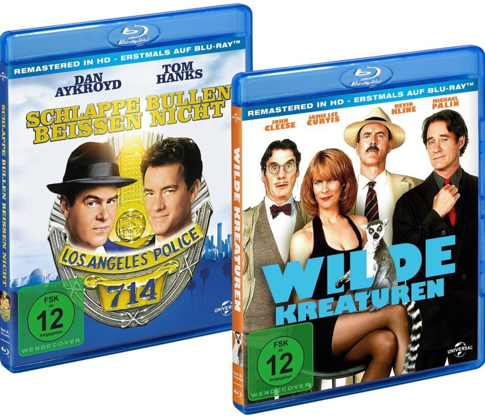 Schlappe Bullen beissen nicht / Wilde Kreaturen Remastered, 2 Blu-rays