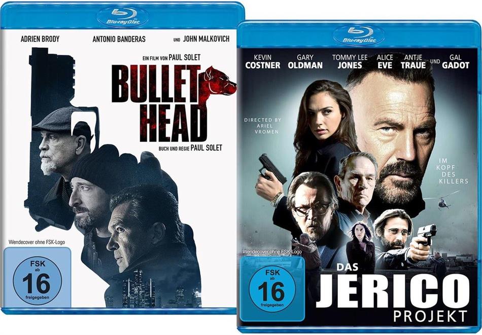 Bullet Head (2017) / Das Jerico Projekt (2016) Limited Edition, 2 Blu-rays