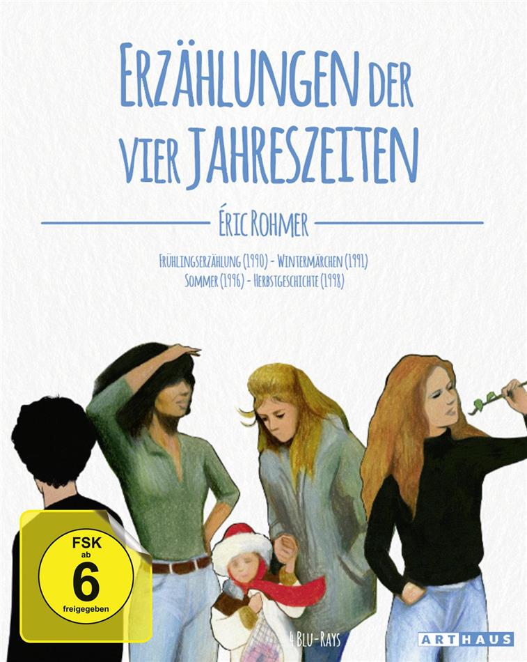 Eric Rohmer - Erzählungen der vier Jahreszeiten - Frühlingserzählung / Wintermärchen / Sommer / Herbstgeschichte 4 DVDs