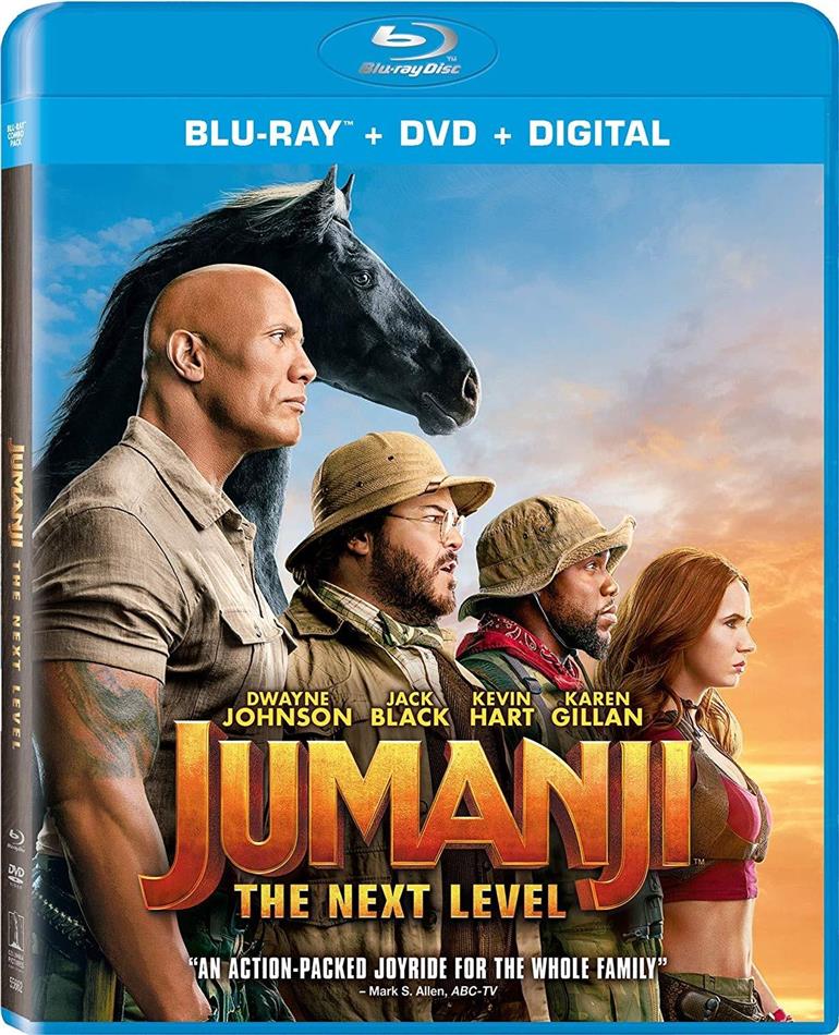 Jumanji 2 - Next Level (2019) Blu-ray + DVD