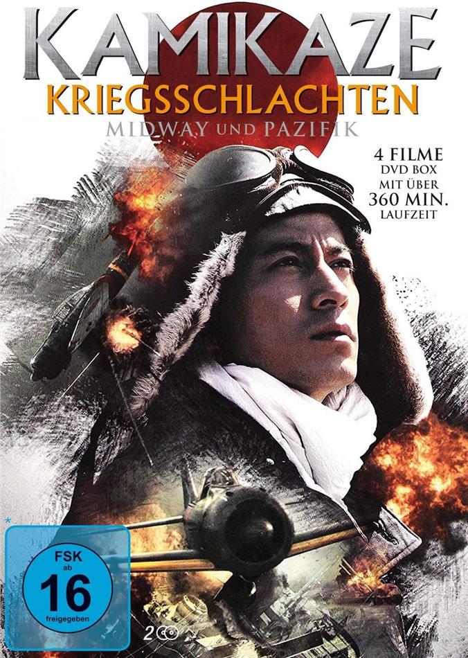 Kamikaze Kriegsschlachten - Midway und Pazifik - 4 Filme 2 DVDs
