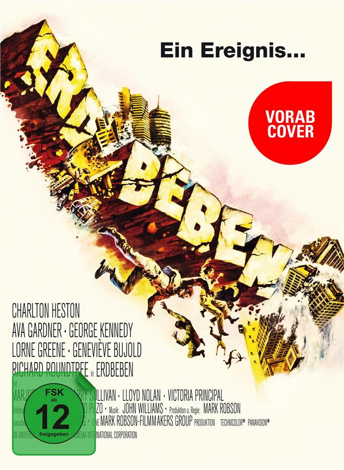 Erdbeben (1974) TV-Fassung, Kinoversion, Limited Edition, Mediabook, 2 Blu-rays + DVD