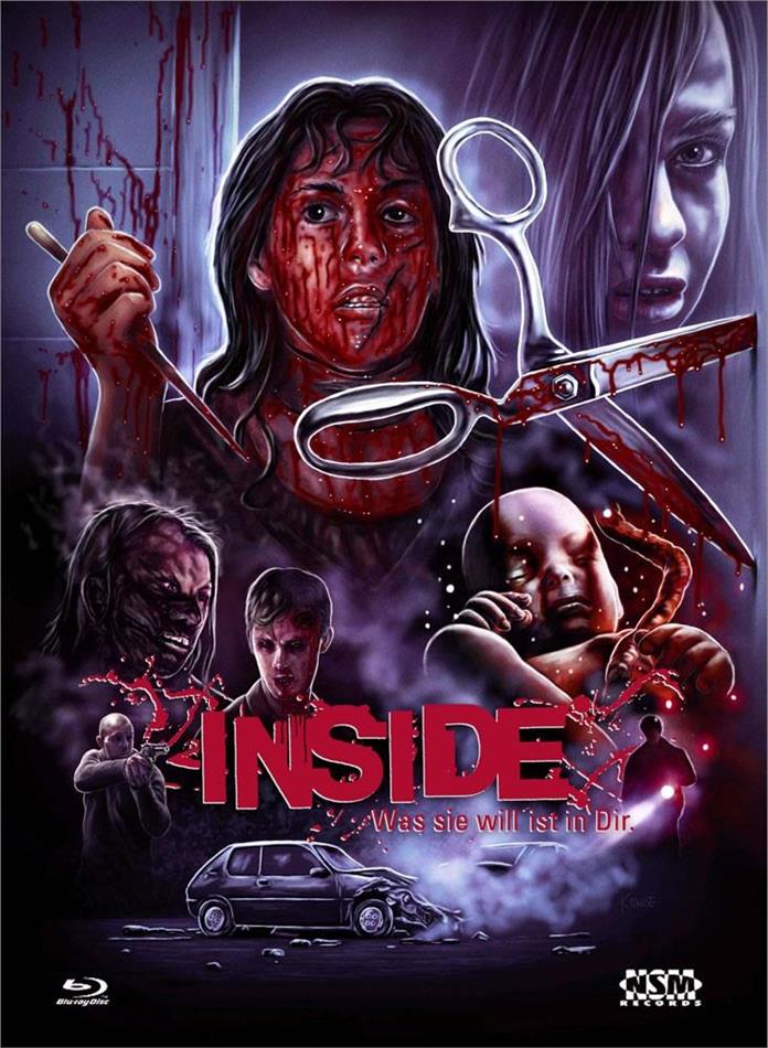 Inside - Was sie will ist in Dir (2007) Cover E, Limited Collector's Edition, Mediabook, Blu-ray + DVD