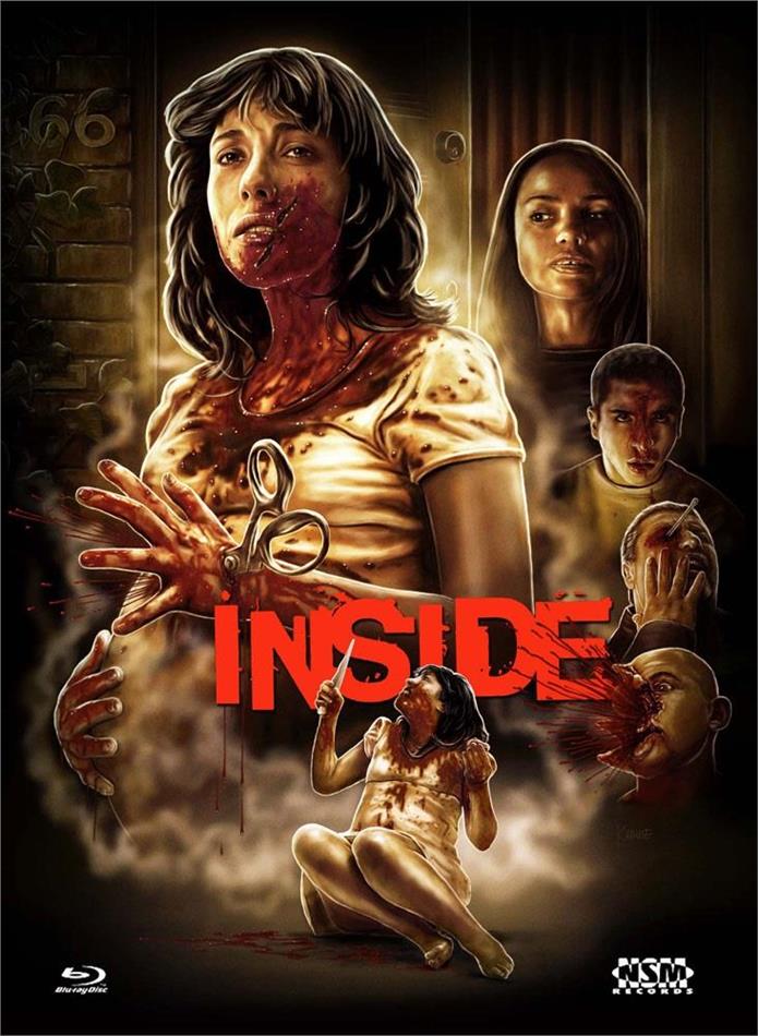 Inside (2007) Cover F, Limited Collector's Edition, Mediabook, Blu-ray + DVD