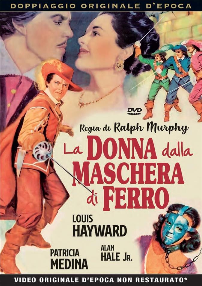 La donna dalla maschera di ferro (1952) Doppiaggio Originale D'epoca, Rare Movies Collection, s/w