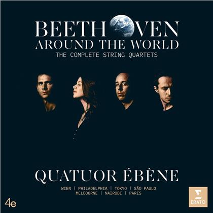 Quatuor &Eacute;b&egrave;ne & Ludwig van Beethoven (1770-1827) - Beethoven Around the World - Complete String Quartets - S&auml;mtliche Streichquartette (7 CD)
