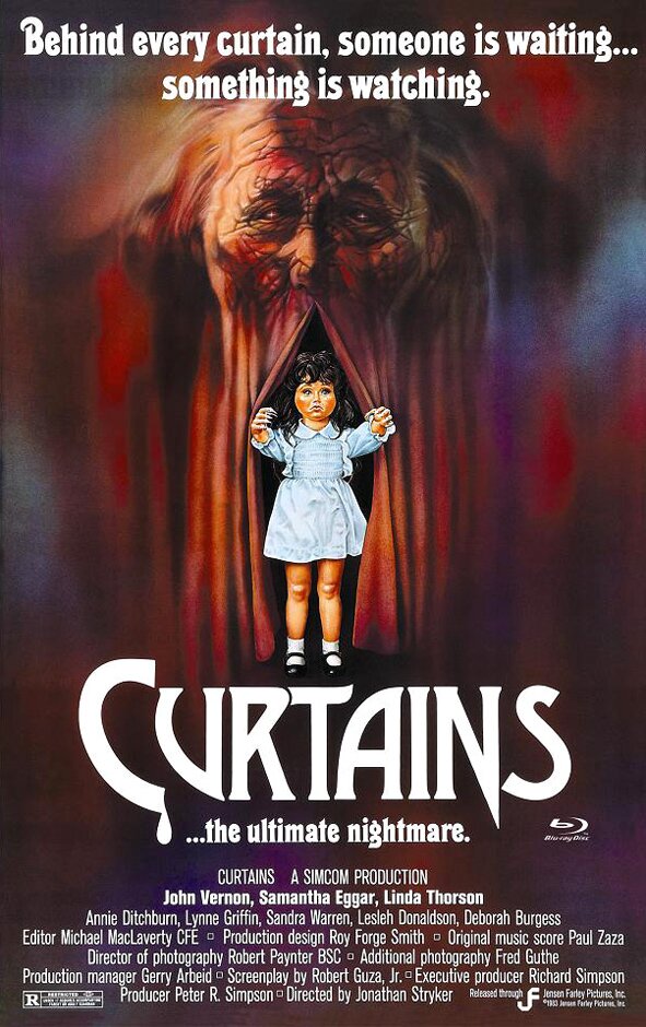 Curtains (1983) Cover B, Grosse Hartbox, Limited Edition