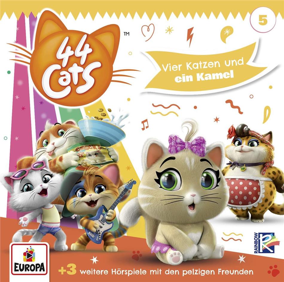 44 Cats - 005/Vier Katzen und ein Kamel