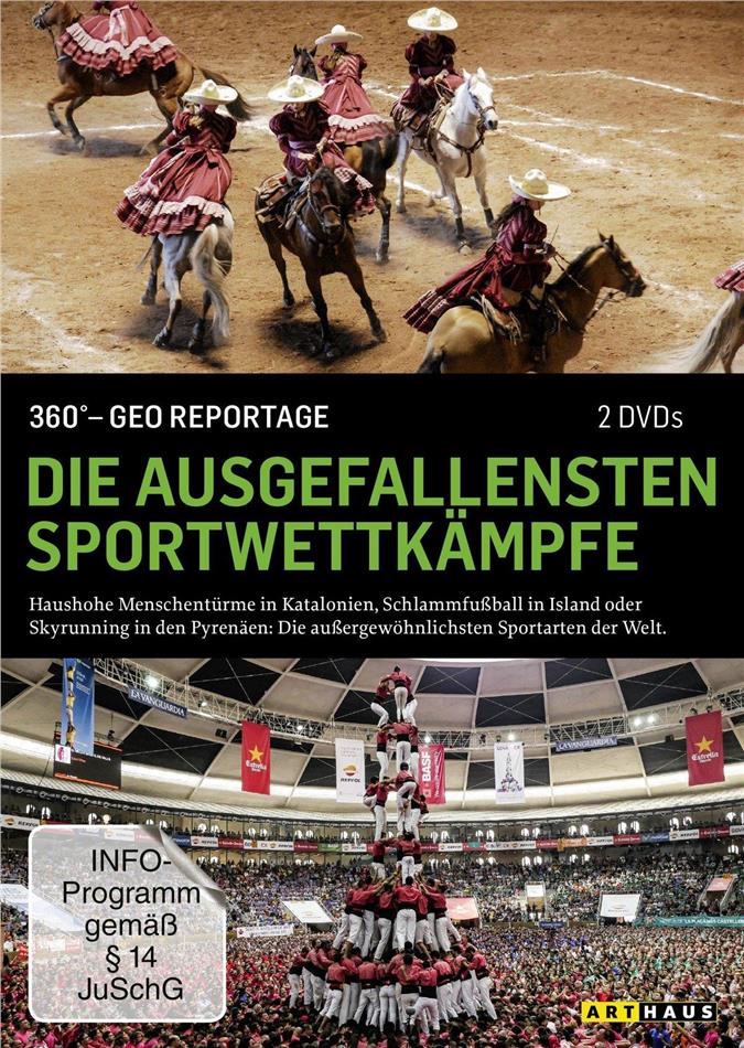 Die ausgefallensten Sportwettkämpfe - 360° GEO Reportage Arthaus, 2 DVDs