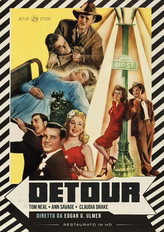 Detour (1945) Noir d'Essai, restaurato in HD, s/w