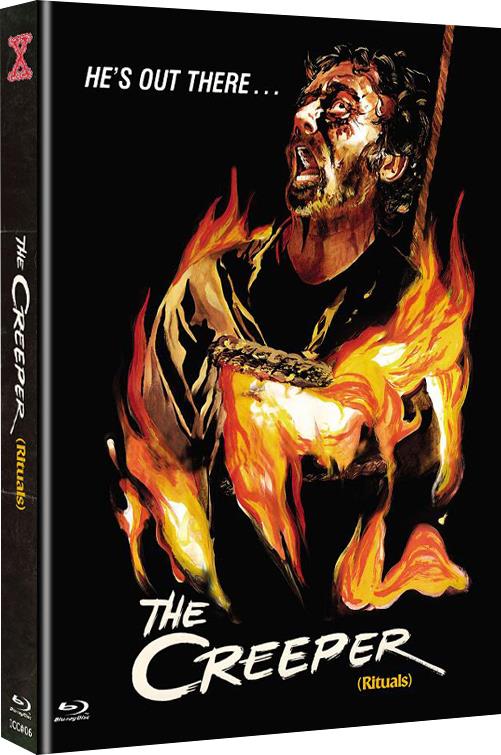 The Creeper (1977) Cover C, Limited Edition, Mediabook, Uncut, Blu-ray + DVD