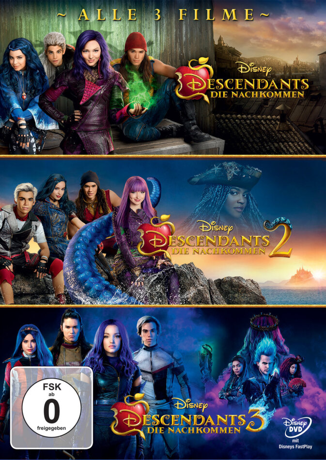 Descendants 1-3 3 DVDs