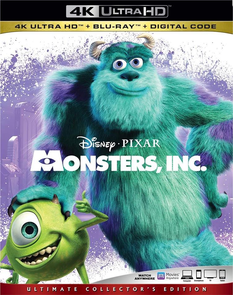 Monsters, Inc. (2001) Ultimate Collector's Edition, 4K Ultra HD + Blu-ray