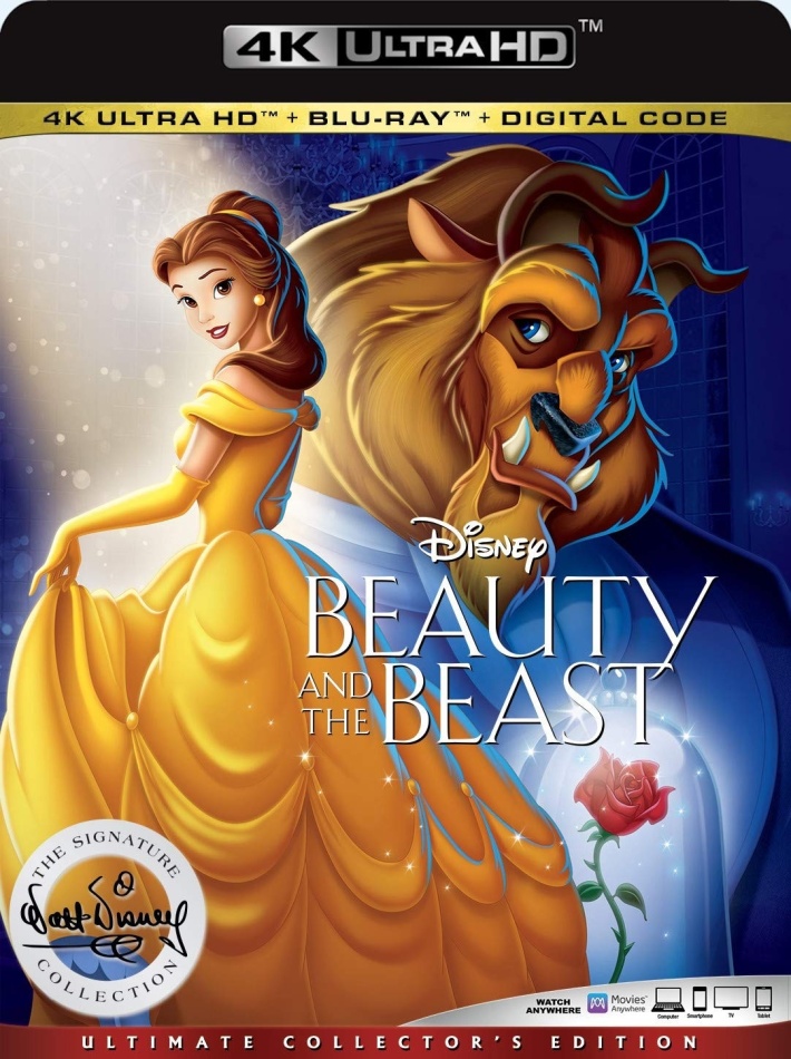 Beauty and the Beast (1991) The Walt Disney Signature Collection, Ultimate Collector's Edition, 4K Ultra HD + Blu-ray