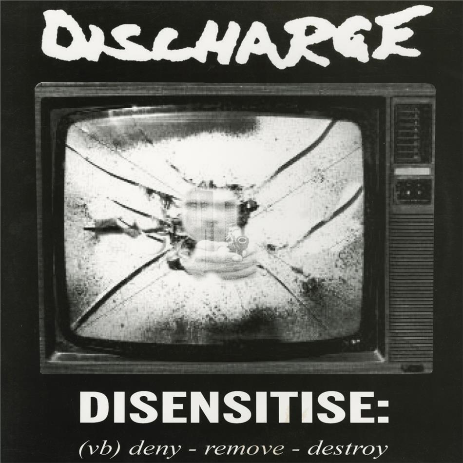 Discharge - Disensitise 2020 Reissue, Cleopatra, Limited, White Vinyl