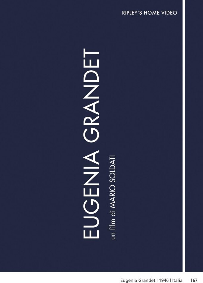 Eugenia Grandet (1946) Ripley's Home Video, s/w