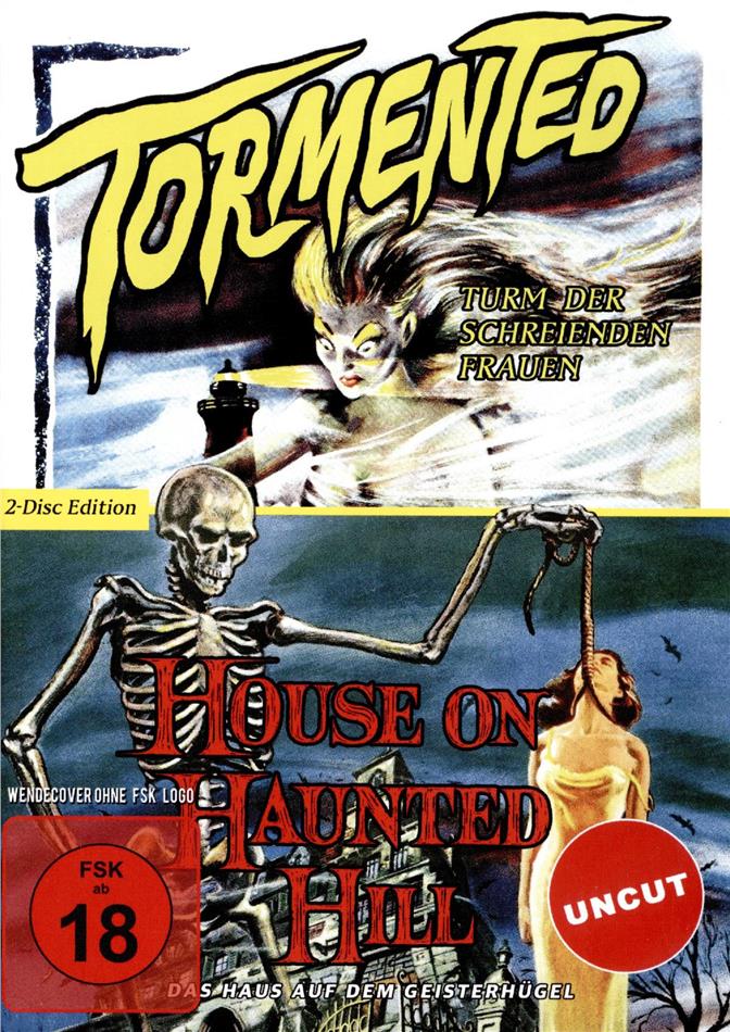 Tormented - Turm der schreienden Frauen / House on Haunted Hill - Das Haus auf dem Geisterhügel Uncut, 2 DVDs