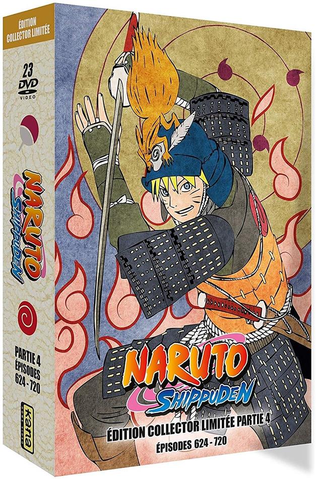 Naruto Shippuden - Partie 4 - Épisodes 624-720 Limited Collector's Edition, 23 DVDs