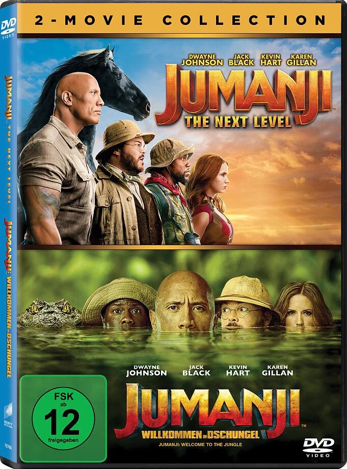 Jumanji - The Next Level / Jumanji - Willkommen im Dschungel - 2-Movie Collection 2 DVDs