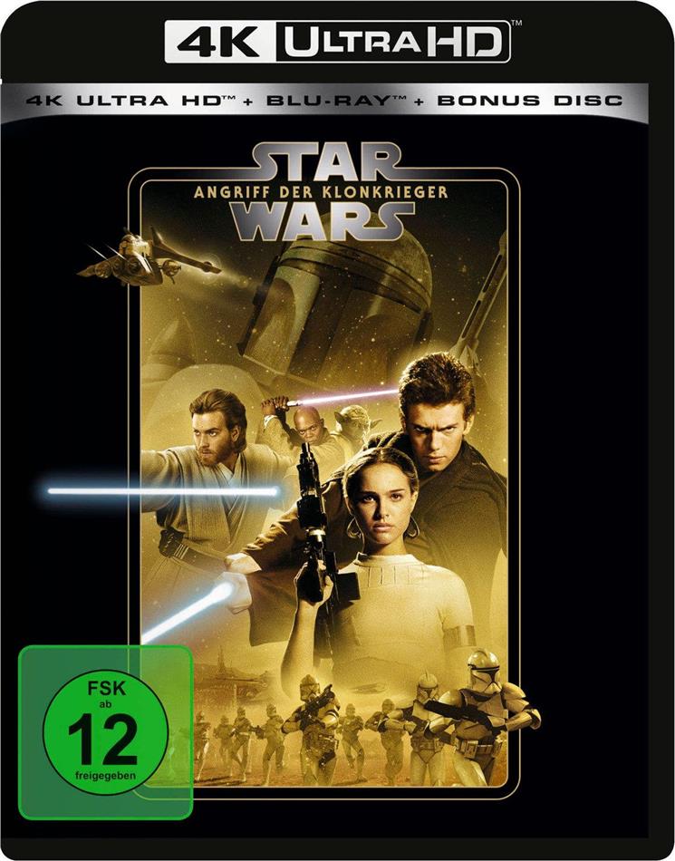 Star Wars - Episode 2 - Angriff der Klonkrieger (2002) Line Look, 4K Ultra HD + 2 Blu-rays