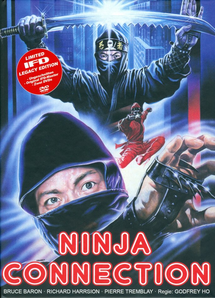 Ninja Connection (1986) Cover A, Limited IFD Legacy Edition, Mediabook, Uncut, 2 DVDs