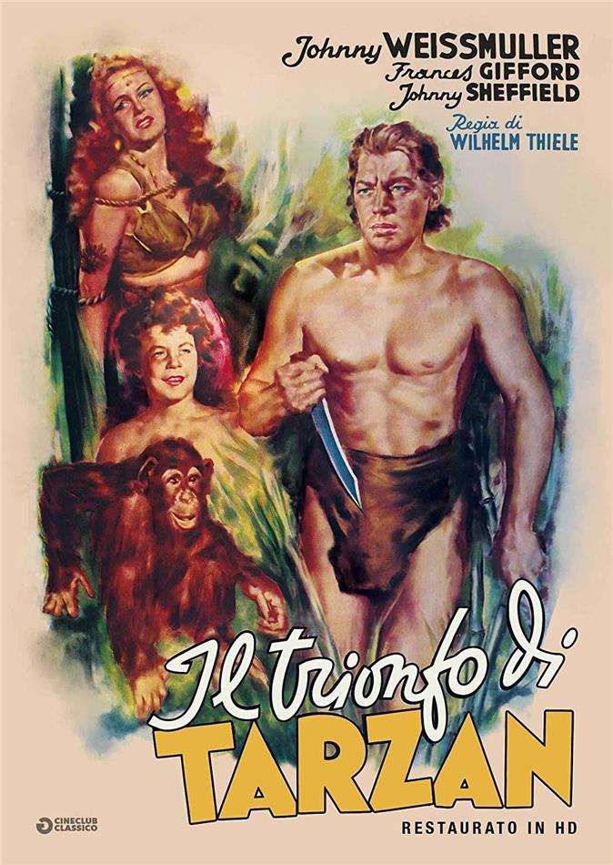 Il trionfo di Tarzan (1943) Cineclub Classico, restaurato in HD, s/w