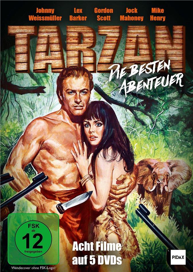 Tarzan - Die besten Abenteuer Pidax Film-Klassiker, 5 DVDs