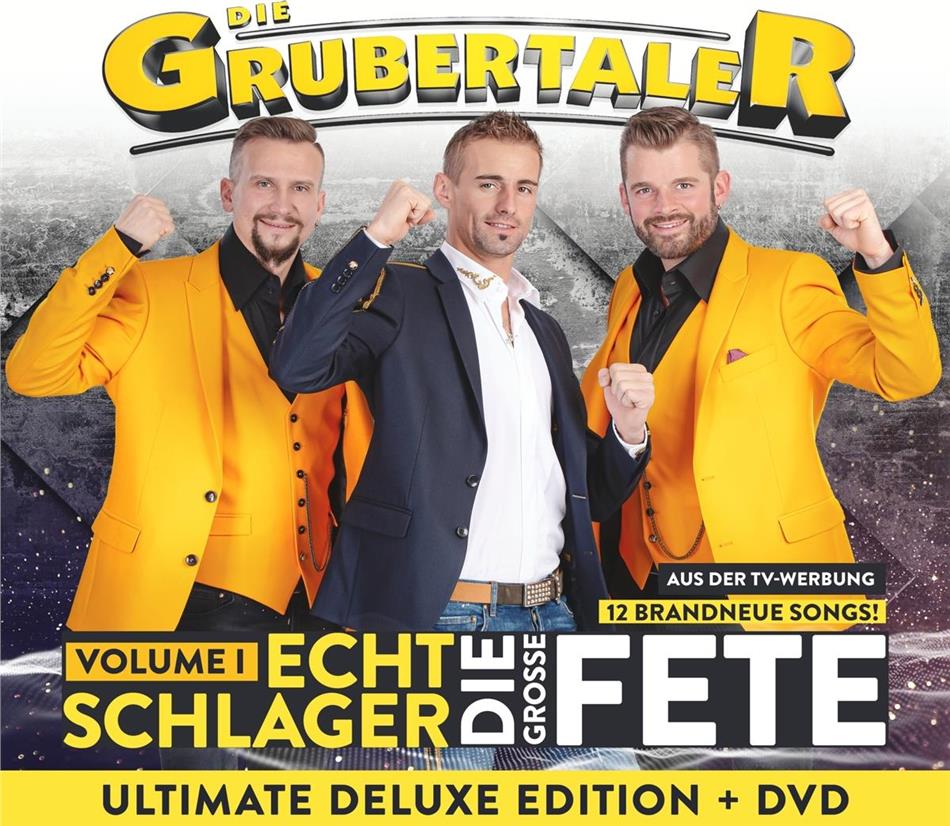 Die Grubertaler - Echt Schlager, die große Fete Deluxe Edition, CD + DVD