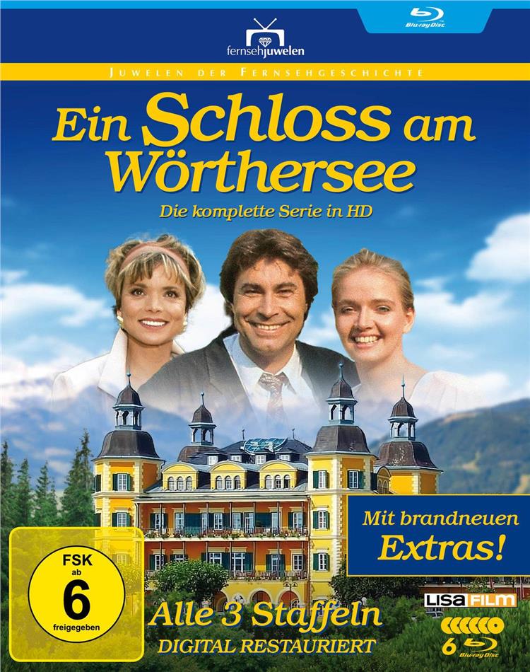 Ein Schloss am Wörthersee - Die komplette Serie Fernsehjuwelen, Restaurierte Fassung, 6 Blu-rays