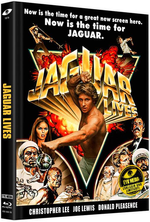 Jaguar lives - Jaguar lebt (1979) Cover B, Limited Edition, Mediabook, Uncut, Blu-ray + DVD
