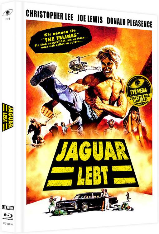Jaguar lebt - Jaguar lives (1979) Cover C, Limited Edition, Mediabook, Uncut, Blu-ray + DVD